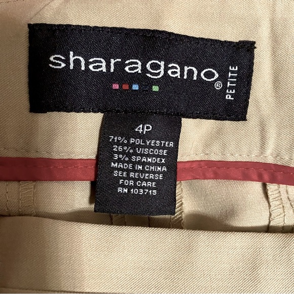 Sharagano Petite Woman’s Dress Pants 4P - Picture 2 of 3